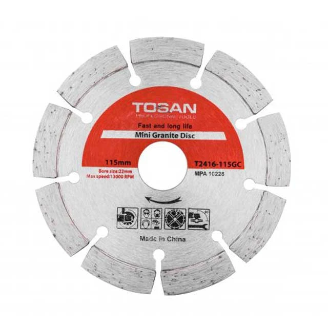 صفحه گرانیت بر مینی 115 میلی متری توسن مدل T2416-115GC